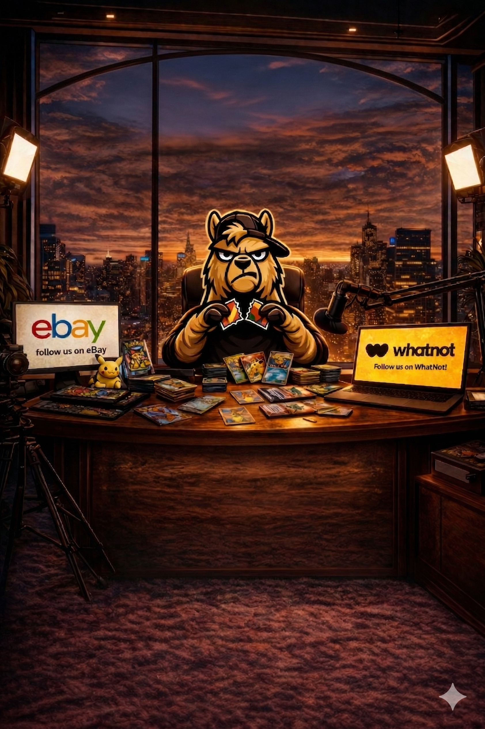 Grumpy Llama Cards studio hero art